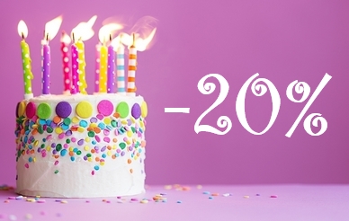 Именинникам скидка 20 % на все услуги!